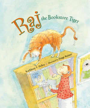 Raj the Bookstore Tiger book cover