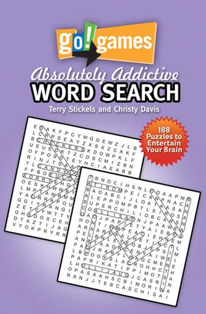 go!games Absolutely Addictive Word Search book cover image