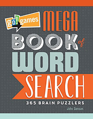 go!games Mega Book of Word Search book cover image